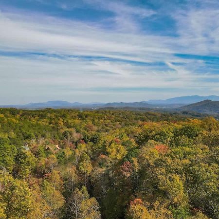 View! Cozy, Private, Fireplace, Hot Tub Log Cabin, Honeymoon! Sevierville Bagian luar foto